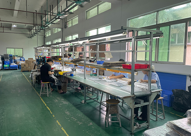 Three factory full inspection assembly line